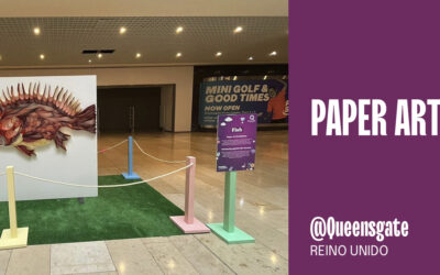 Septiembre 2023 • Arte en Papel estuvo en Queensgate, Reino Unido